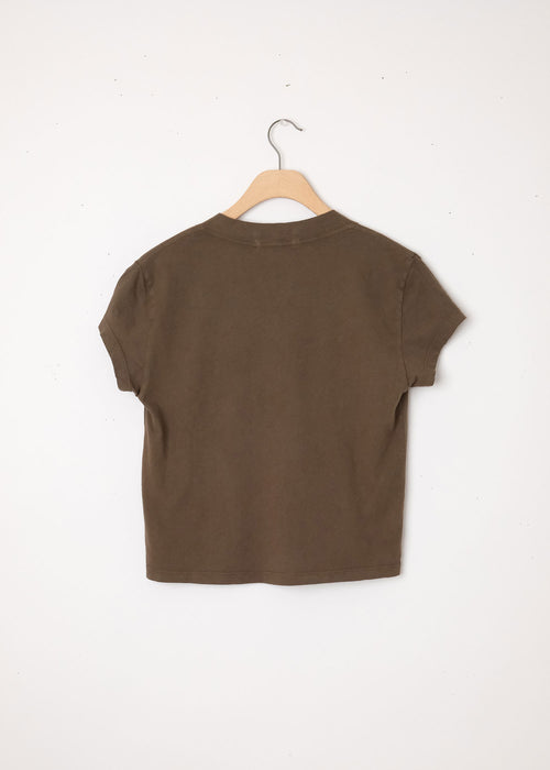 Alanis V Neck Dark Olive