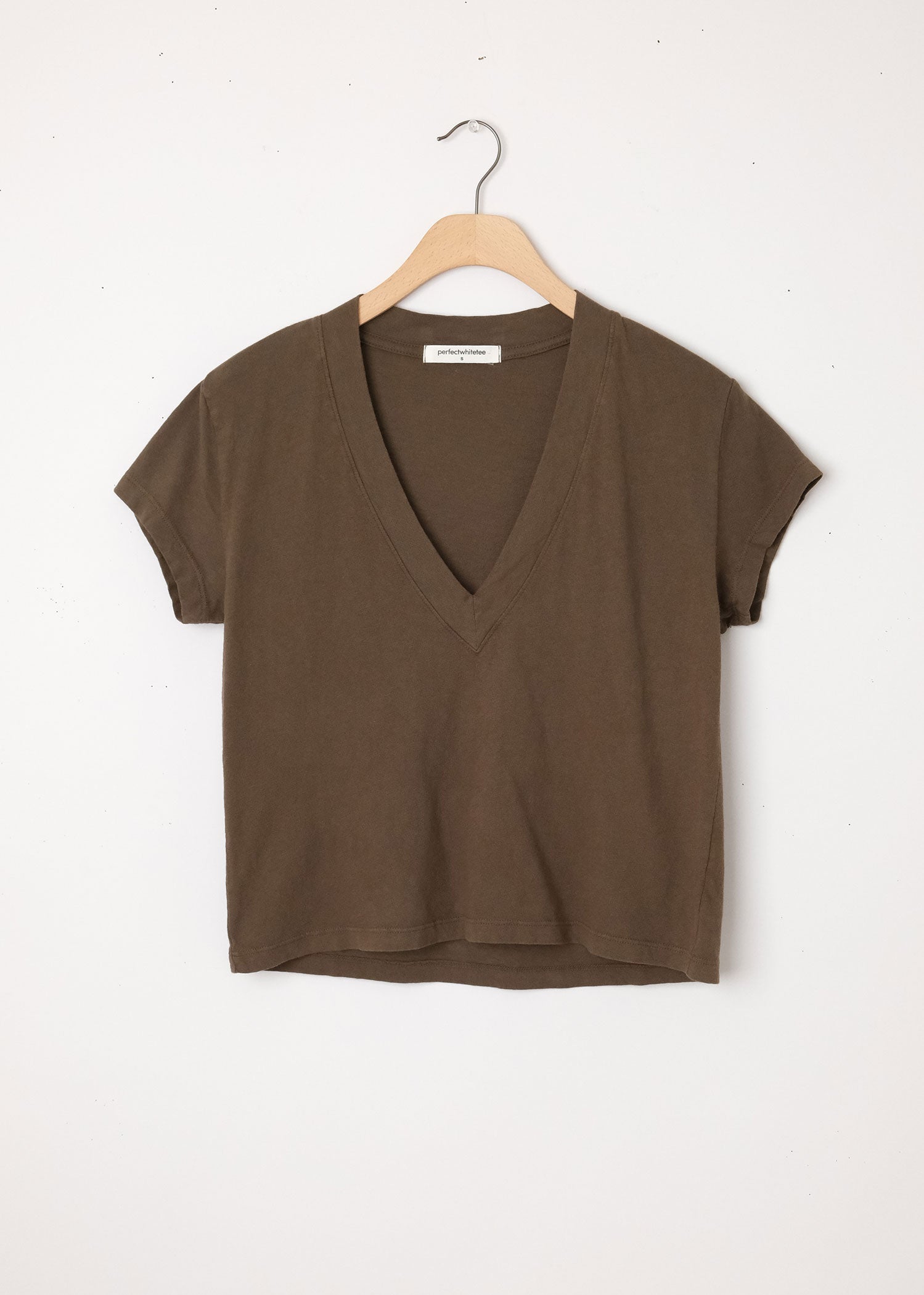Alanis V Neck Dark Olive