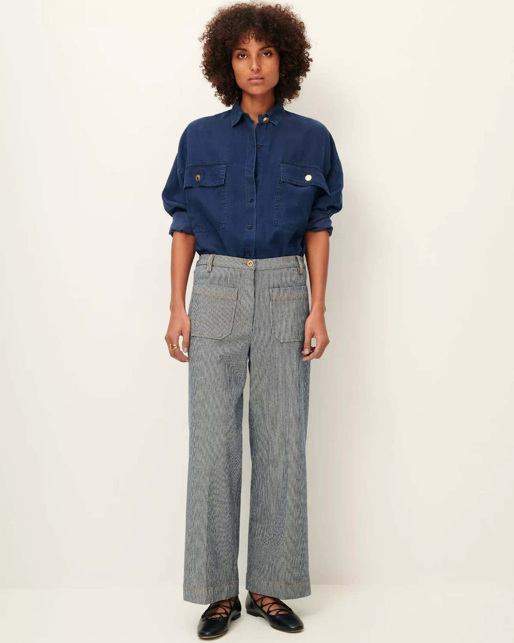 Aldricks Railroad Striped Pants