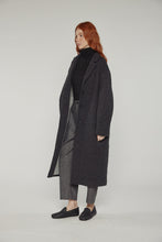 Load image into Gallery viewer, Cocoon Sleeve Maxi Coat - Charcoal
