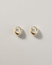 Load image into Gallery viewer, Gentle Slope Hoops Gold Plated
