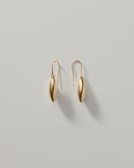 Small Elongated Ellipse Earrings