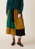 Asa Patchwork Drapey Skirt