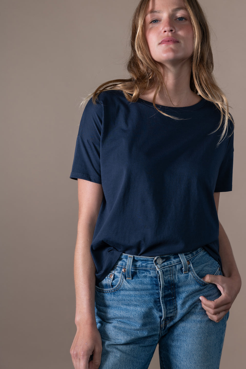 Audrey Boxy Crop