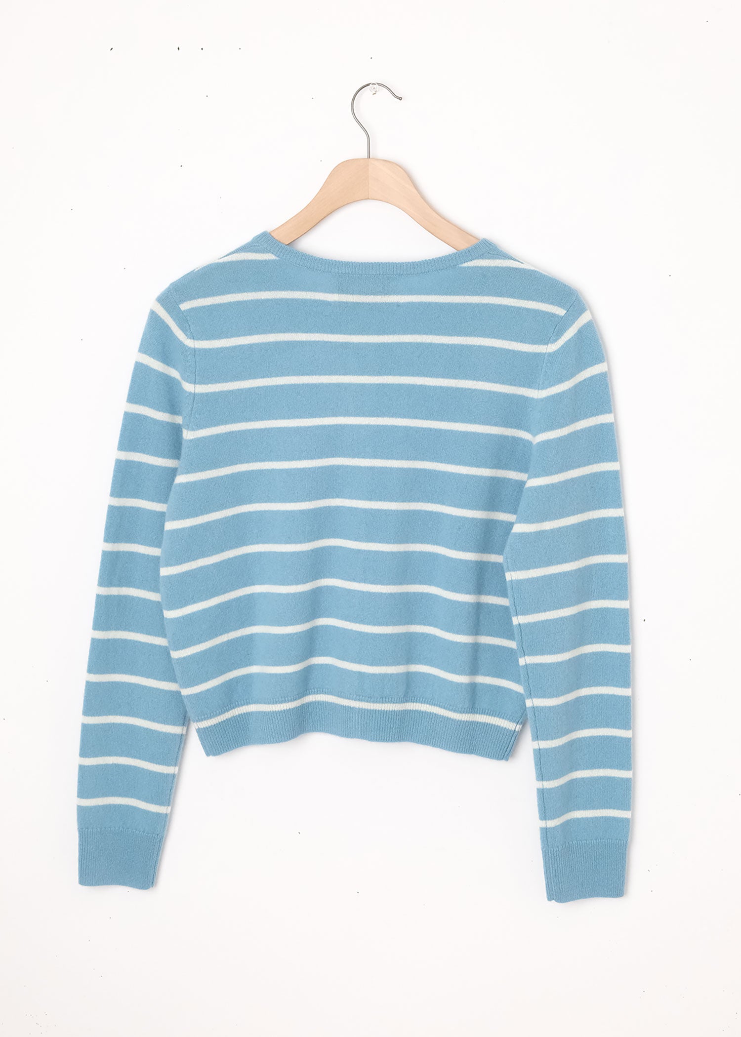 Ava Cardigan Vintage Blue/Ivory