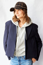 Load image into Gallery viewer, Wool Check Baseball Cap
