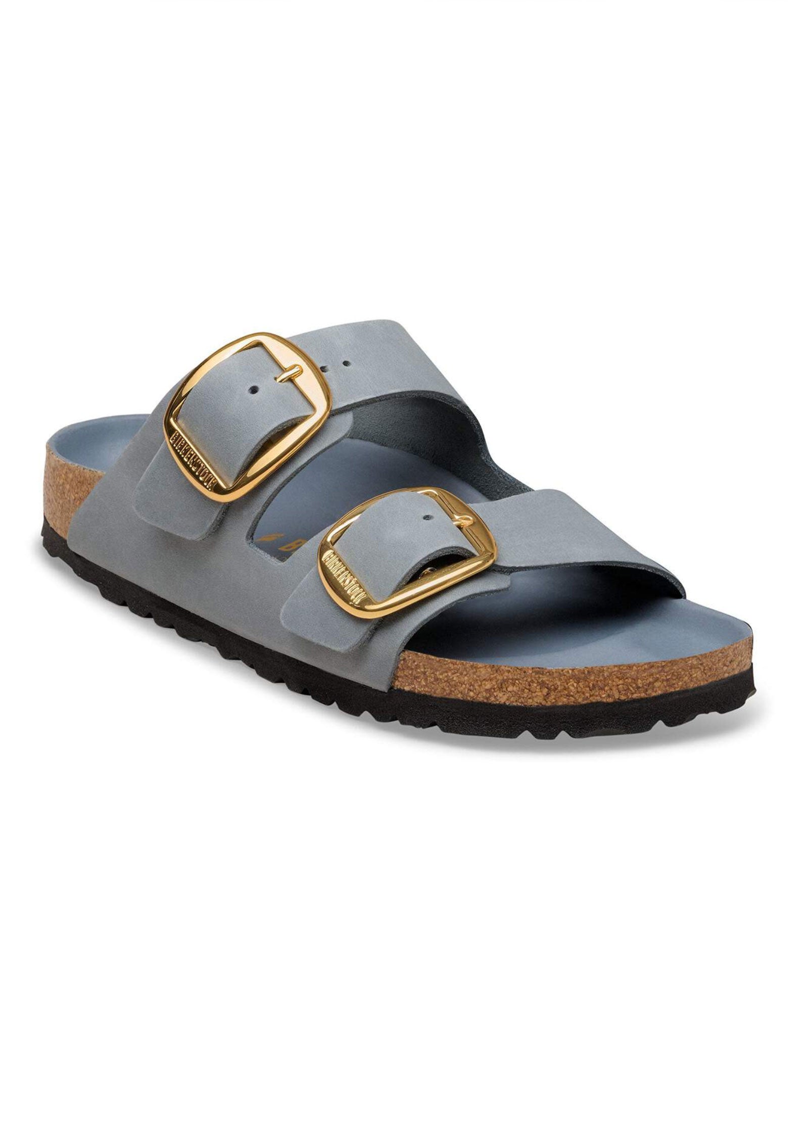 Arizona Big Buckle Oiled Leather Sandals