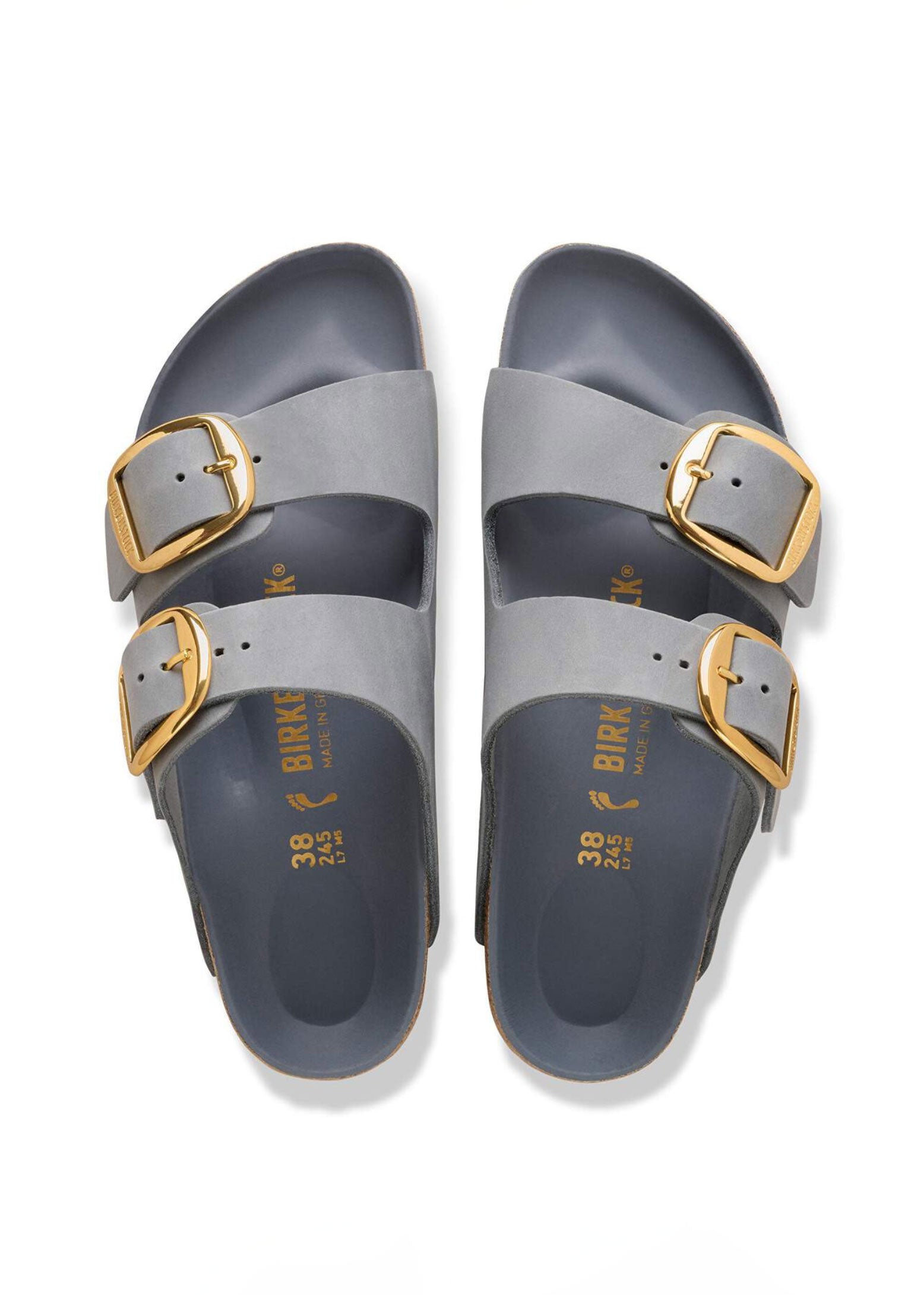 Arizona Big Buckle Oiled Leather Sandals