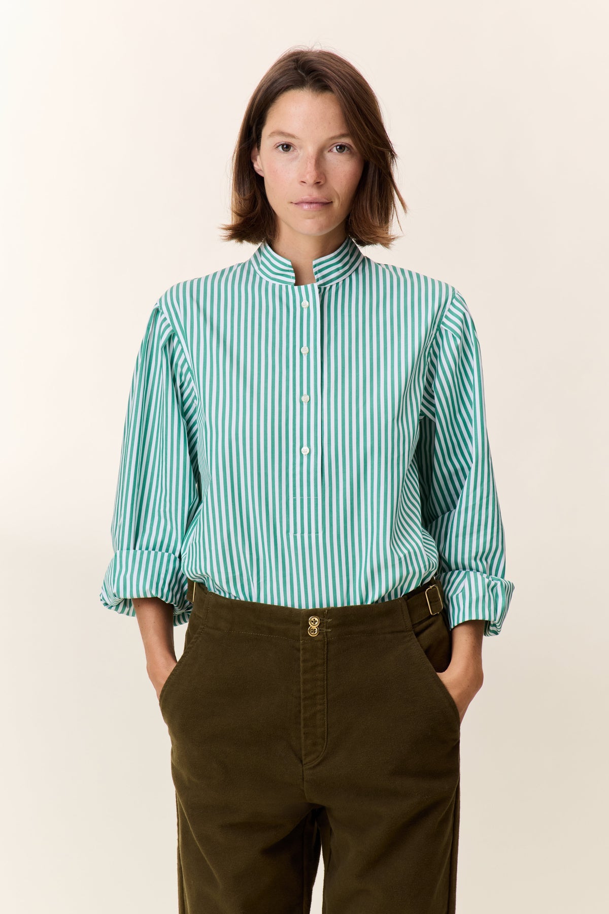 Callie Striped Crisp Shirt