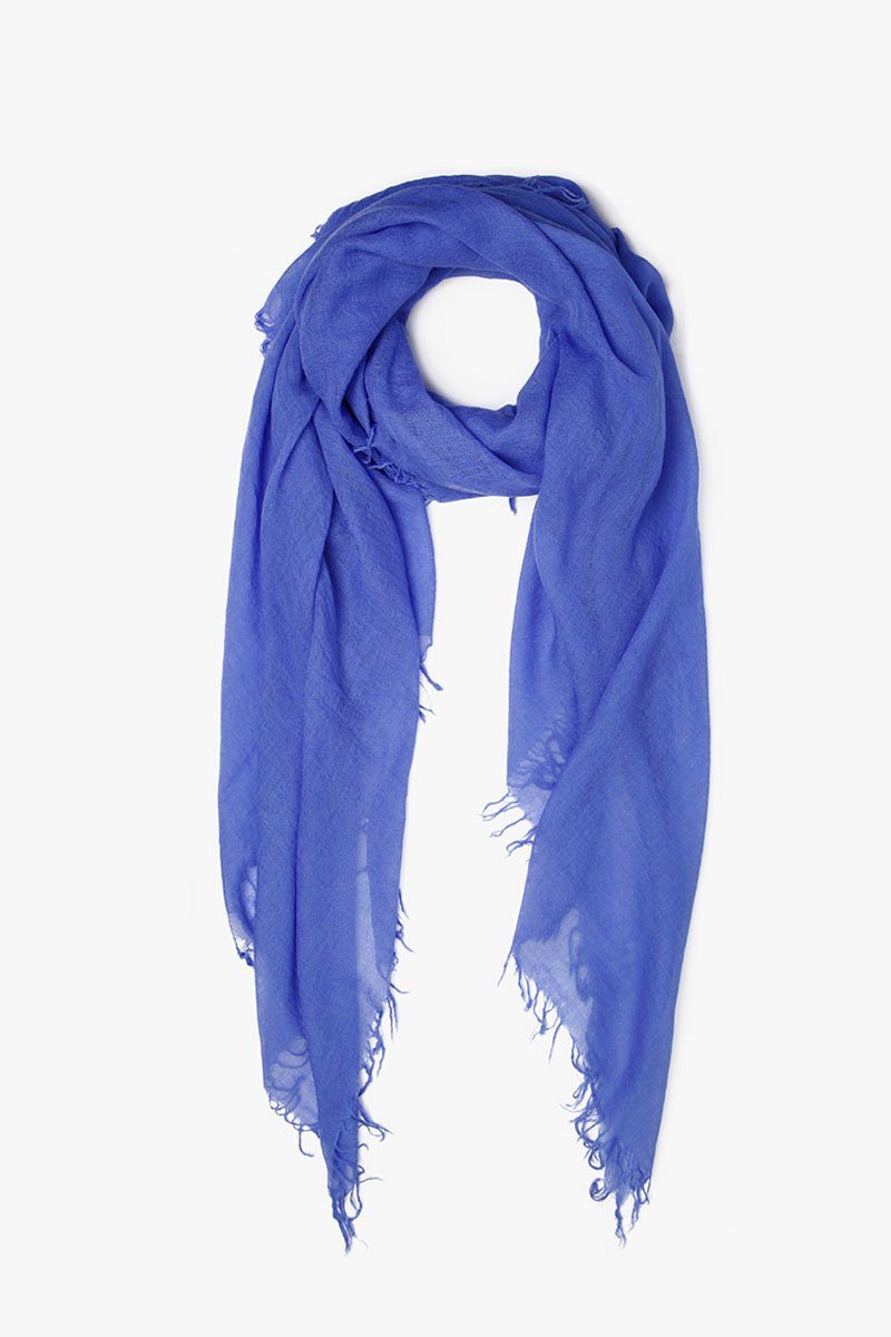 Solid Cashmere Silk Scarf