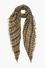 Load image into Gallery viewer, Patterened Cashmere Silk Scarf
