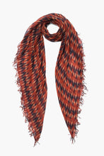 Load image into Gallery viewer, Patterened Cashmere Silk Scarf
