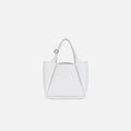 Trapeze Leather Bucket Bag