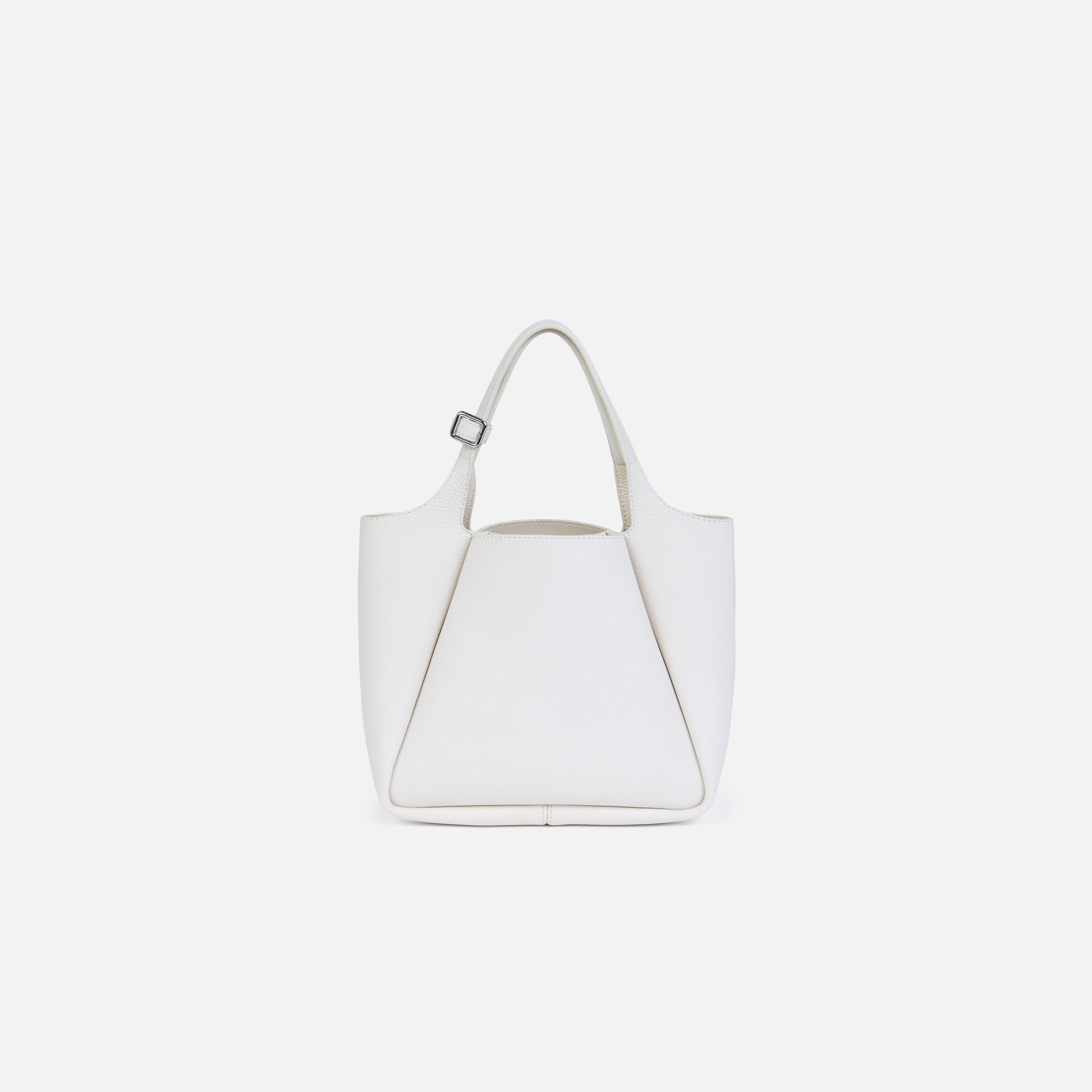 Trapeze Leather Bucket Bag