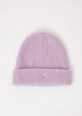 Cashmere Plush Rib Beanie Lavender