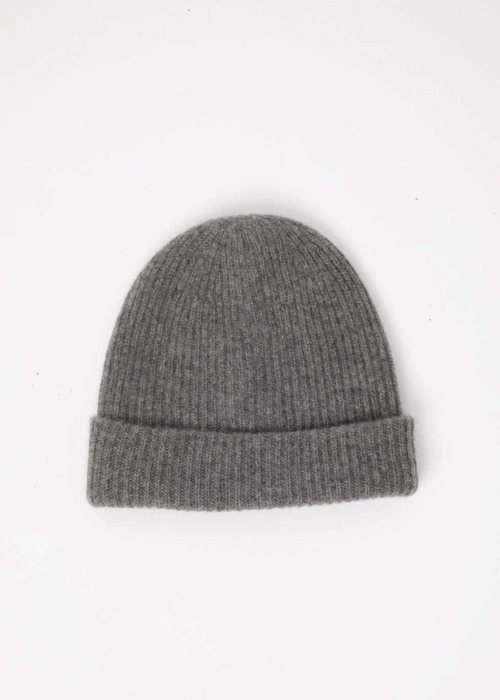 Cashmere Plush Rib Beanie