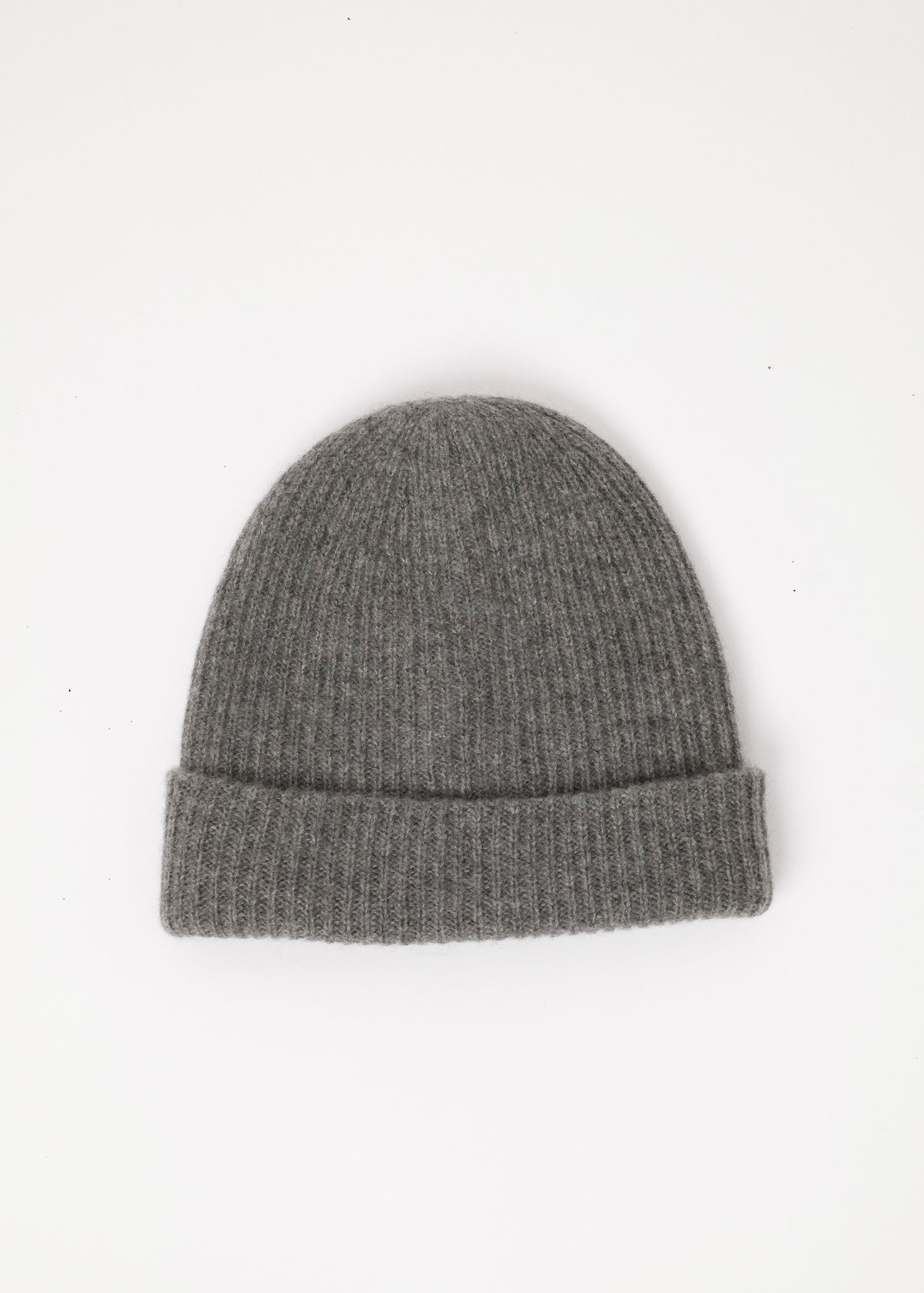 Cashmere Plush Rib Beanie