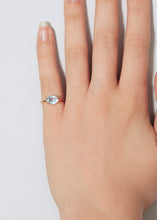 Load image into Gallery viewer, Gold Plated Silver Ring in Topaz - 7.25

