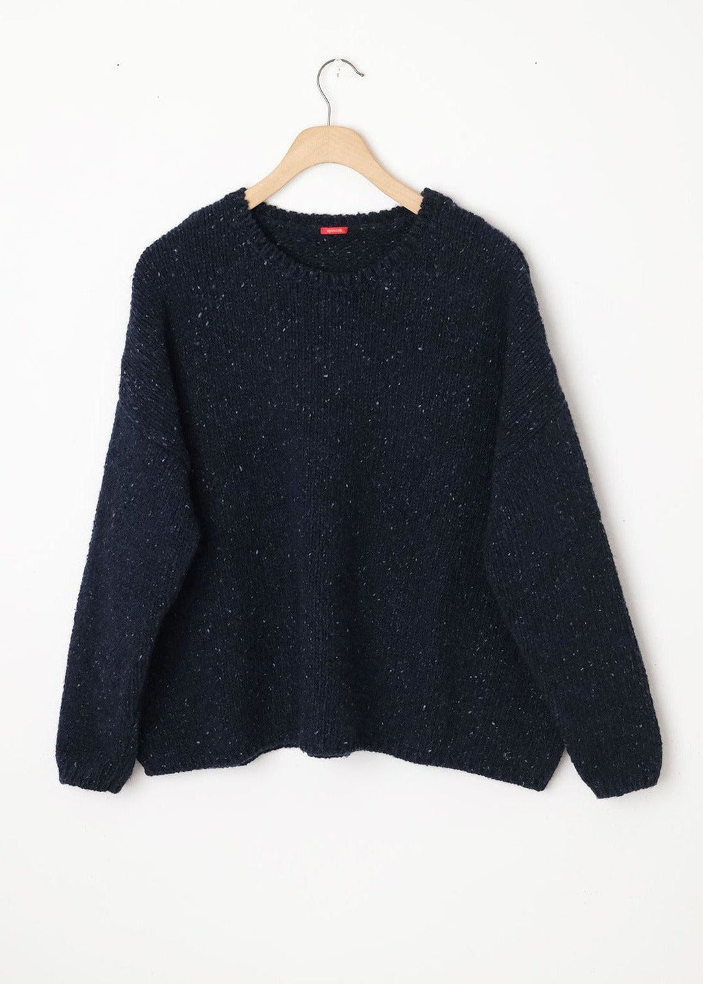 Tweed Cashmere Sweater Blue
