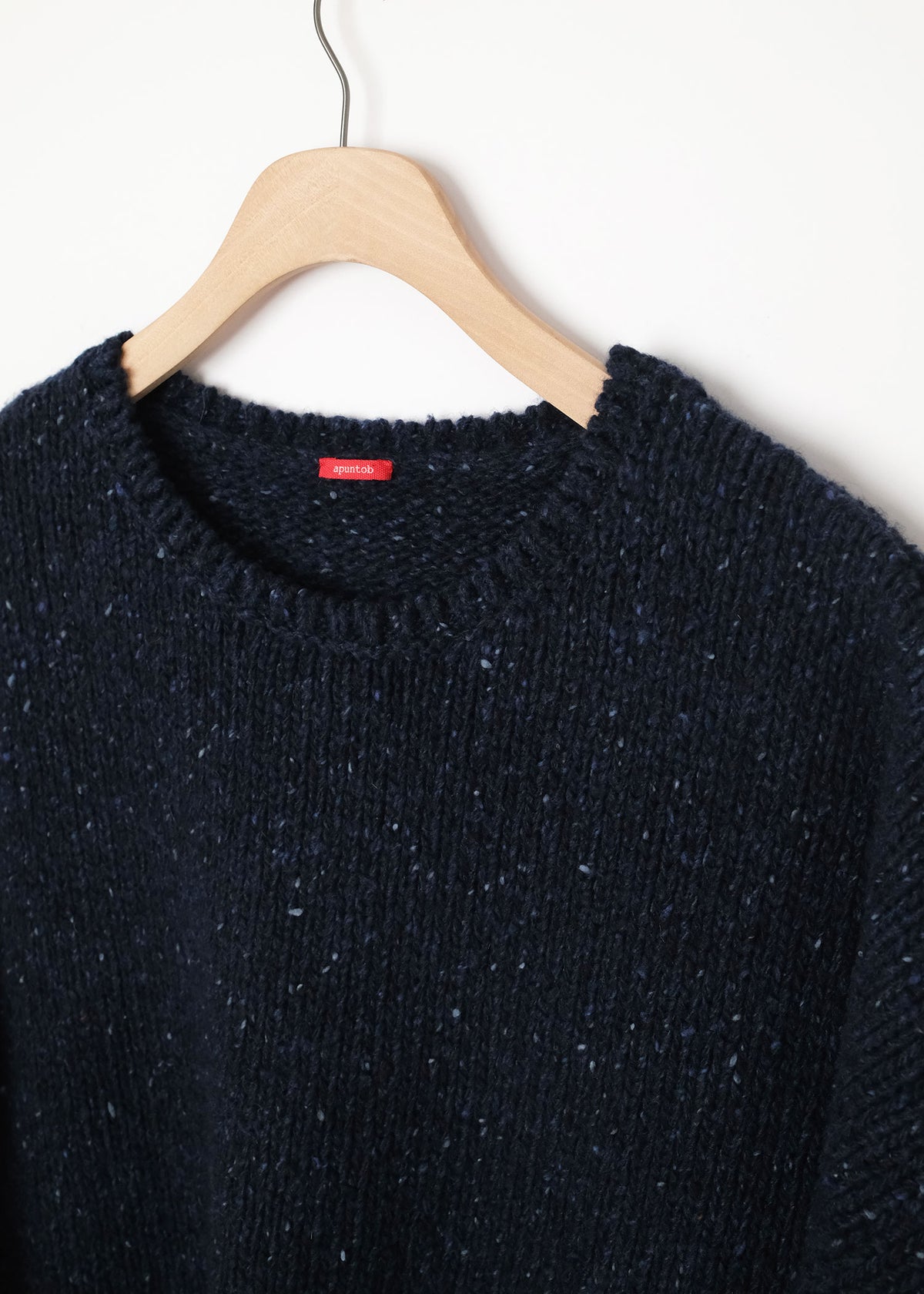 Tweed Cashmere Sweater Blue