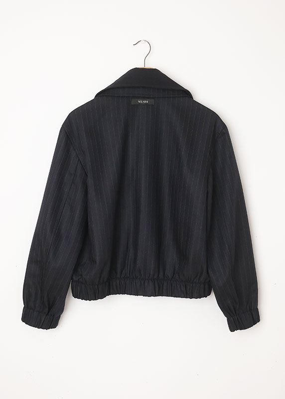 Oxford Bomber Midnight Stripe