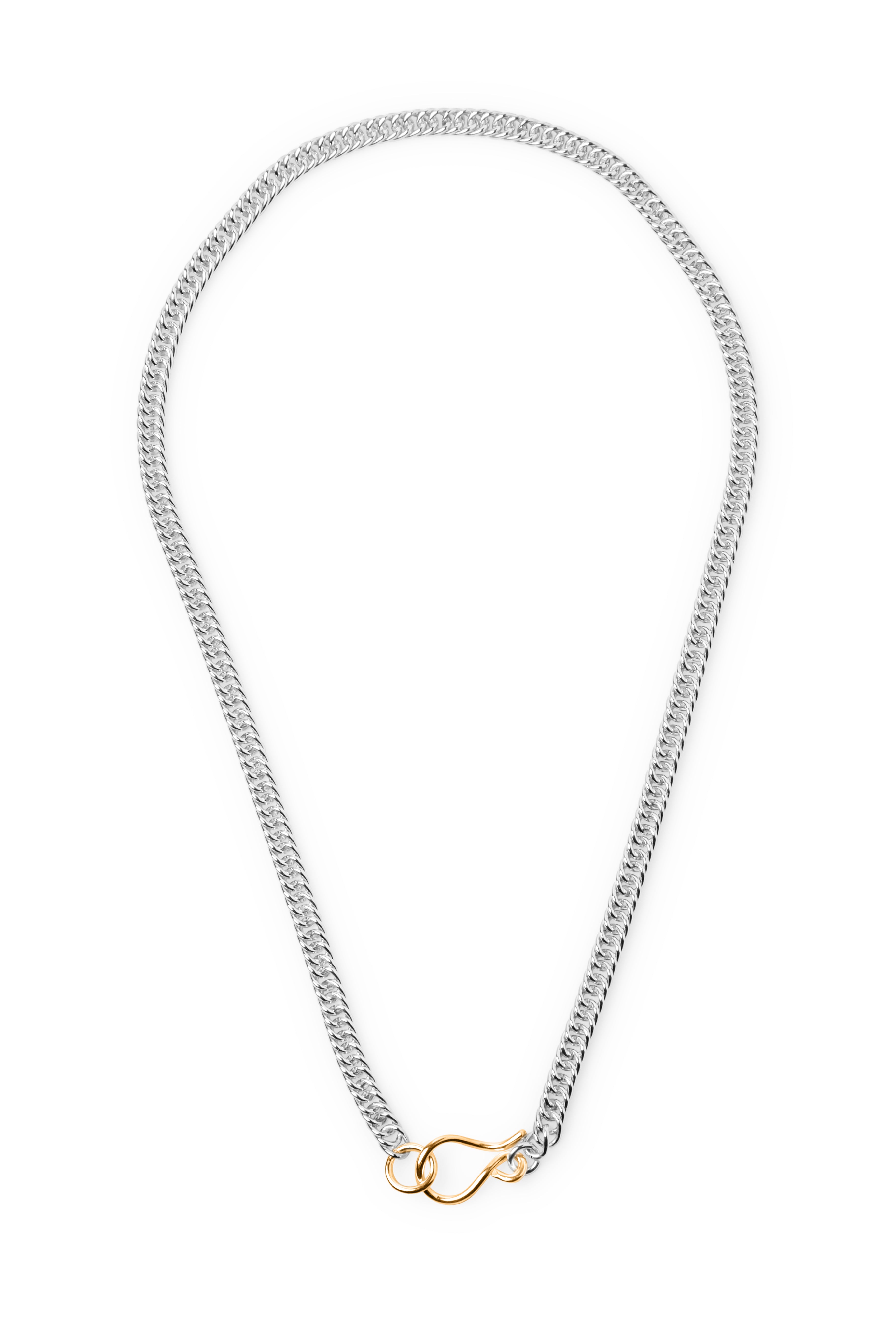 Hook Necklace Silver