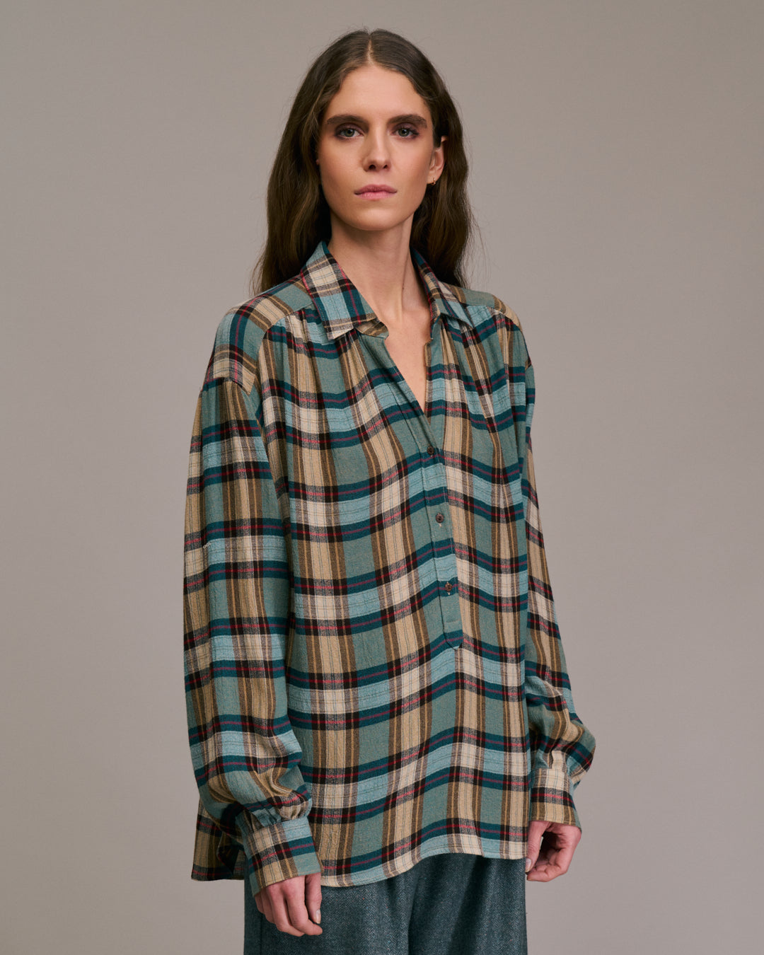 Calbiza Chemise - Aqua Choco Fog