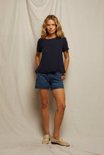 Load image into Gallery viewer, Charlotte Tee Navy
