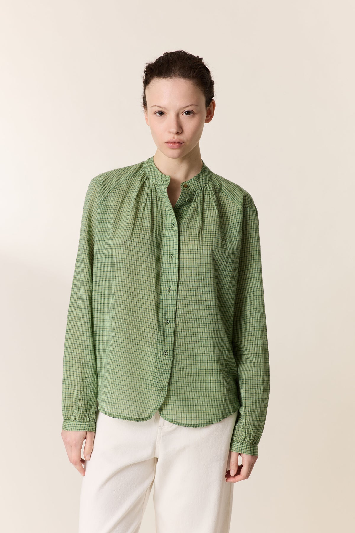 Circus Shirt Check Green