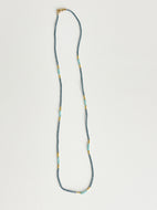 Grey Seed With Amazonite Neklace