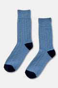 Cashmere Classic Socks Bluebell