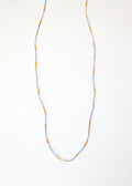 Seed Bead Long Necklace Gold
