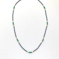 Green Onyx Seed Bead Necklace