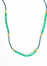 Load image into Gallery viewer, Beaded Green Onyx Beads Necklace
