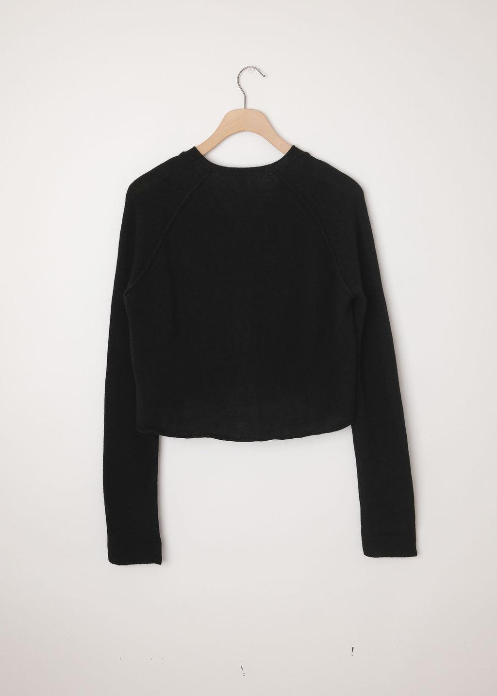 Short Cashmere Cardigan Black