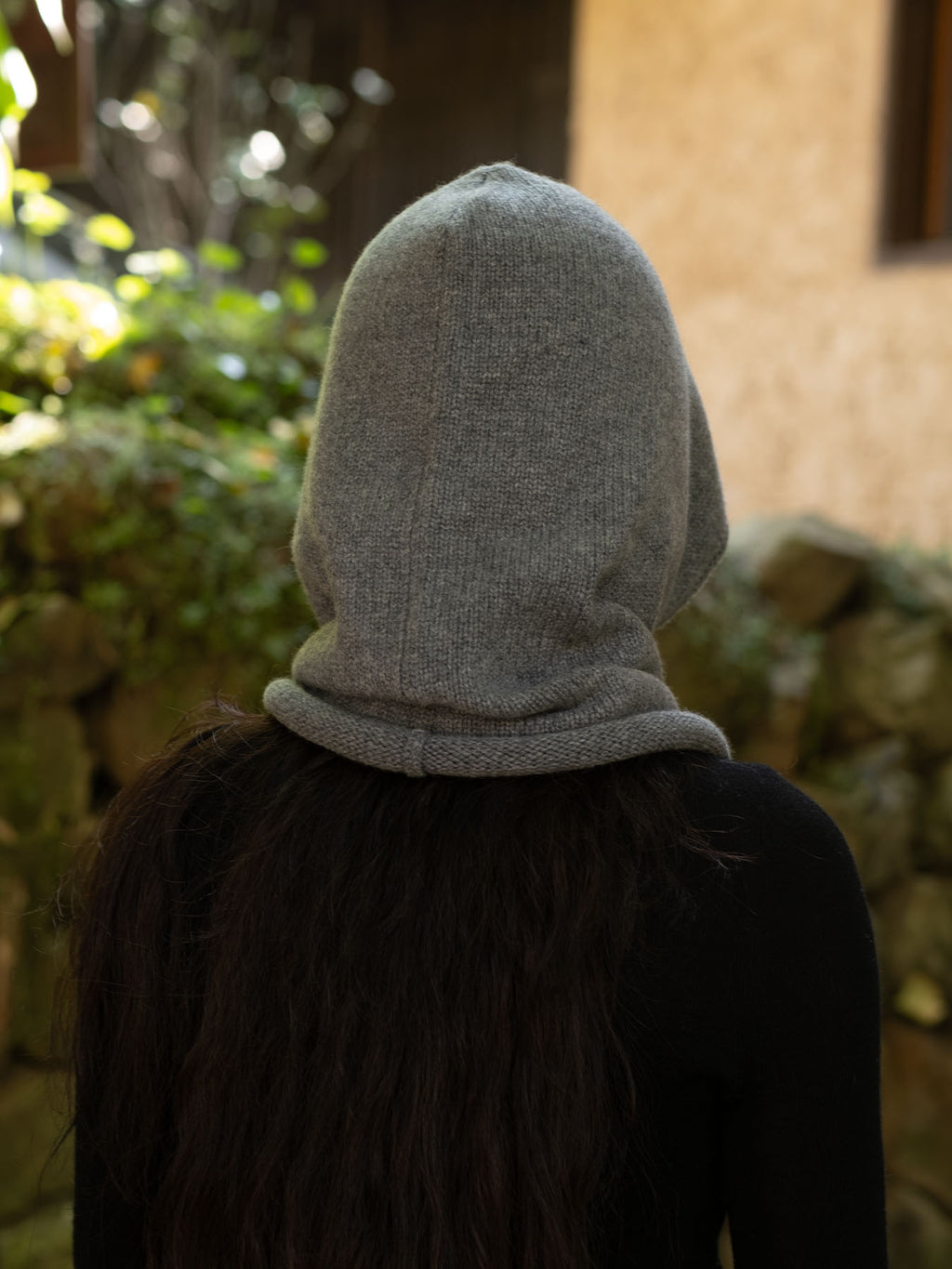 Cashmere Rolled Edge Balaclava