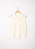Cindy Crochet Top Off White