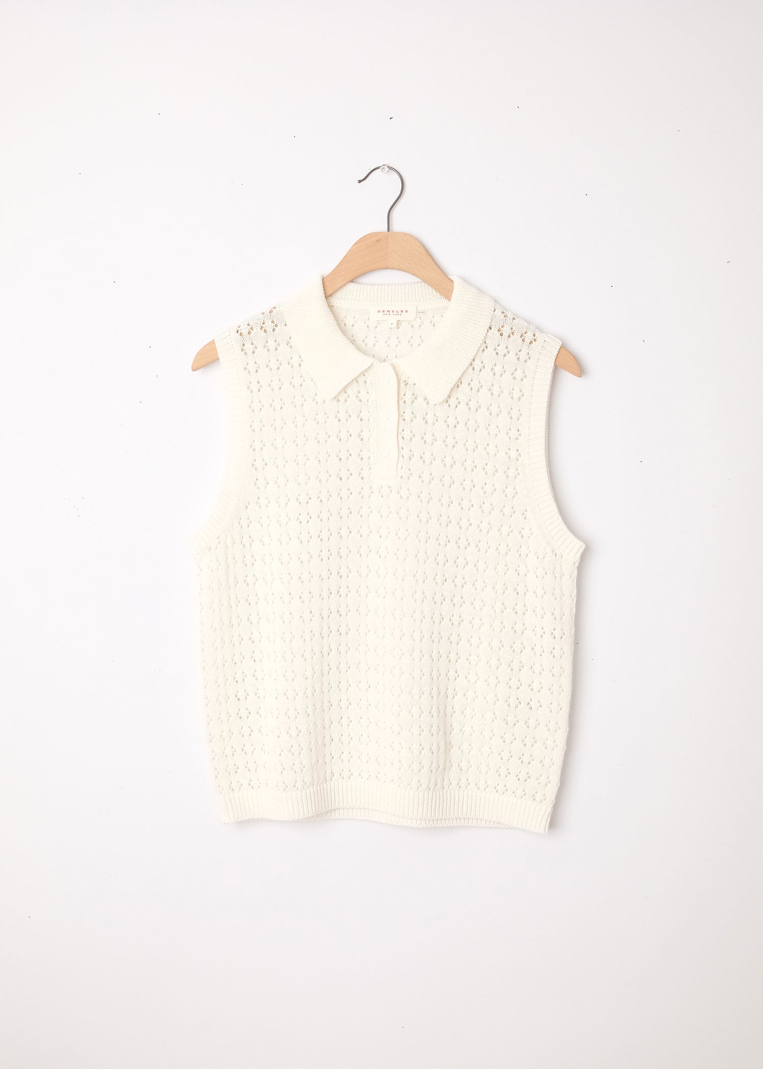 Cindy Crochet Top Off White