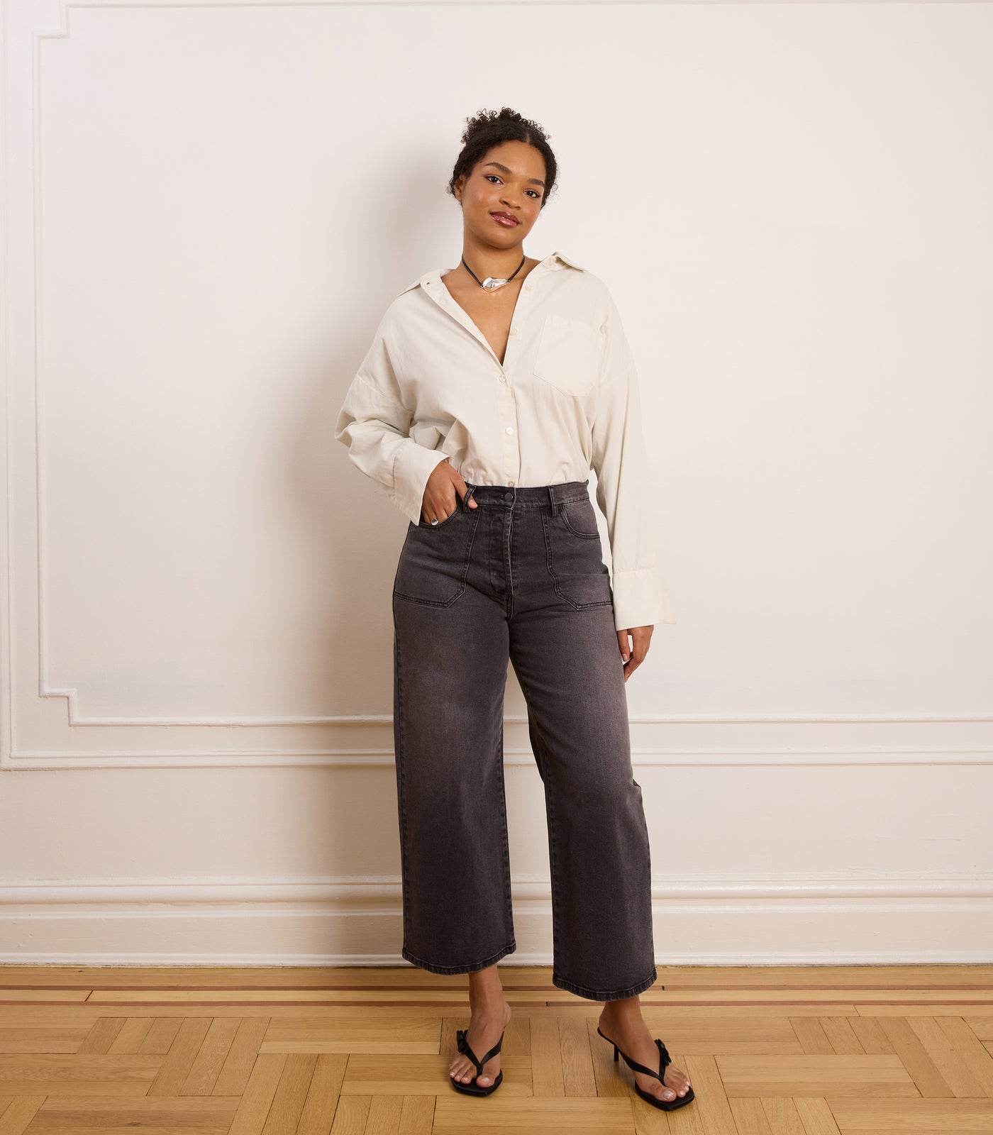 Gray Simone Jeans