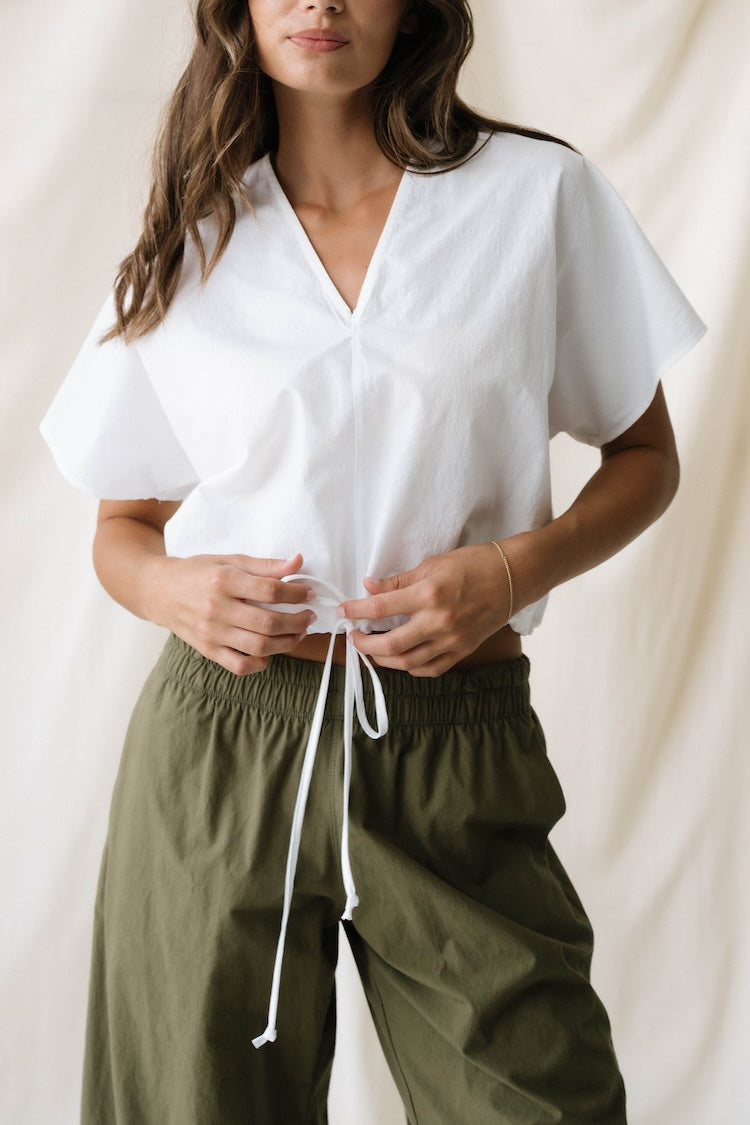 Elastic Barrel Pant