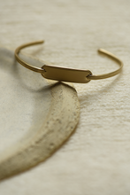 Load image into Gallery viewer, Nameplate Brass Cuff
