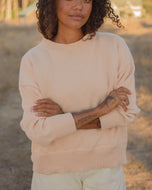 Cotton Gwendolyn Sweater - Blush