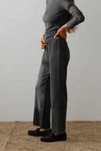 Load image into Gallery viewer, The Baby Rib Scallop Pant - Charcoal Grey
