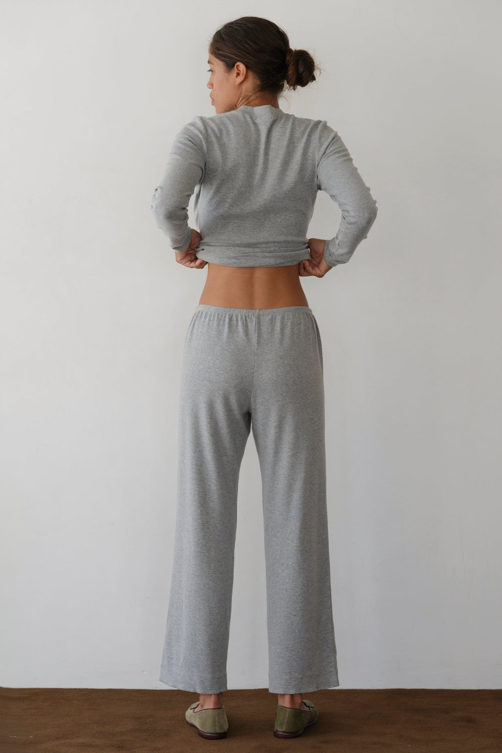 The Baby Rib Scallop Pant