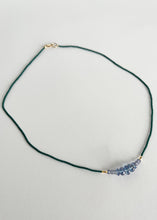 Load image into Gallery viewer, Green seed, GV and Mystic Quartz Necklace
