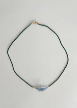 Load image into Gallery viewer, Green seed, GV and Mystic Quartz Necklace
