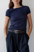 Pointelle Baby Tee