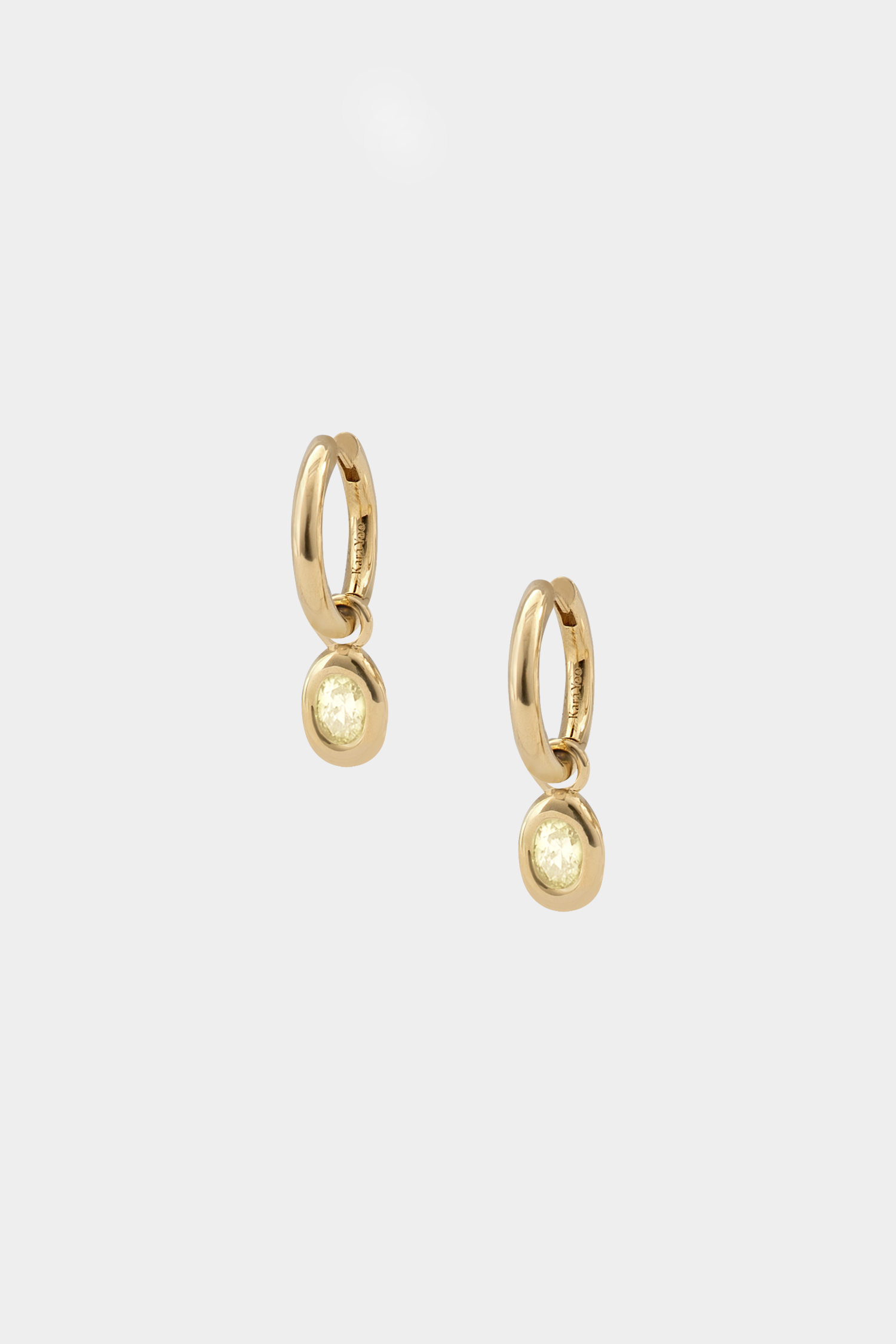 Ami Hoops Butter/Gold