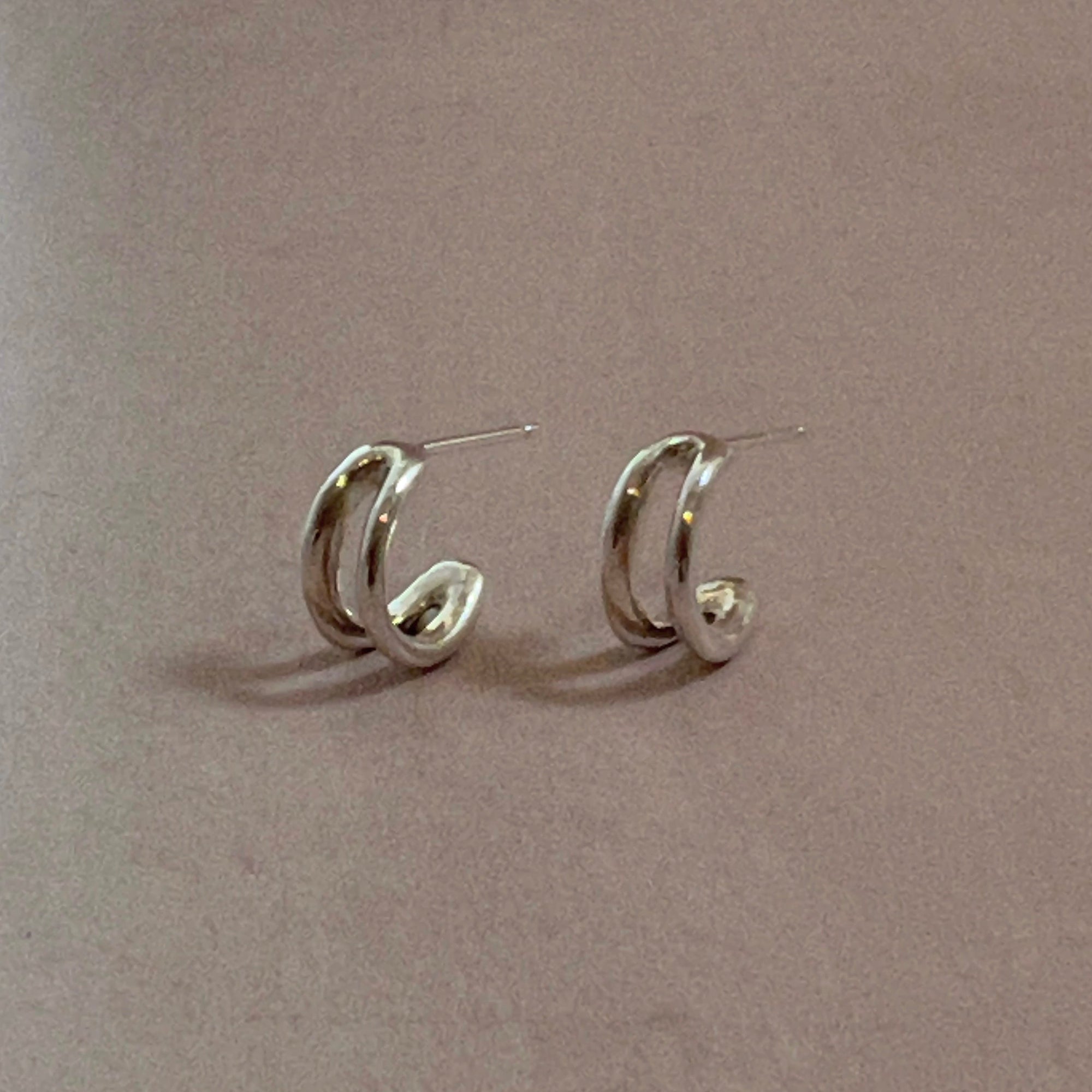 Gemella Hoops Silver