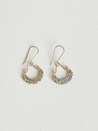 Gold Vermeil and Labradorite Beads Earring